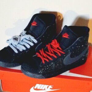 BLEED 'EM CALI RED Bottom CUSTOM Nike Blazers '09 Mid